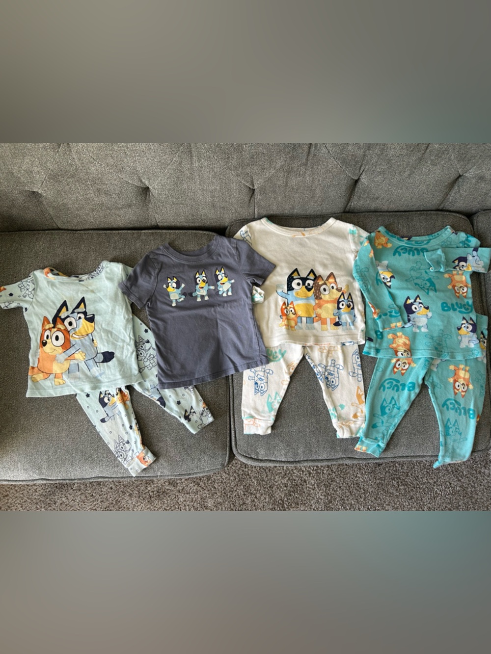 Lot of Bluey Themed 12 months - GUC